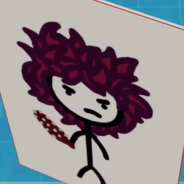 Berserker, a stickman with wild red hair, from the developer's Day 1 unit reveal
