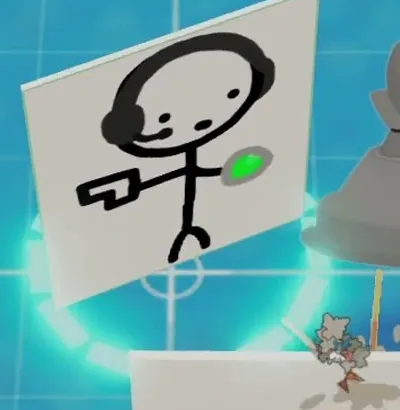 Radar, a stickman with a headset and scanner, from the developer's Day 2 unit reveal